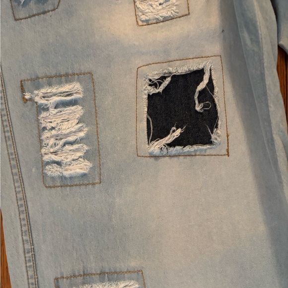 Paperlace Wide Leg Heart Jeans - Picture 6 of 14